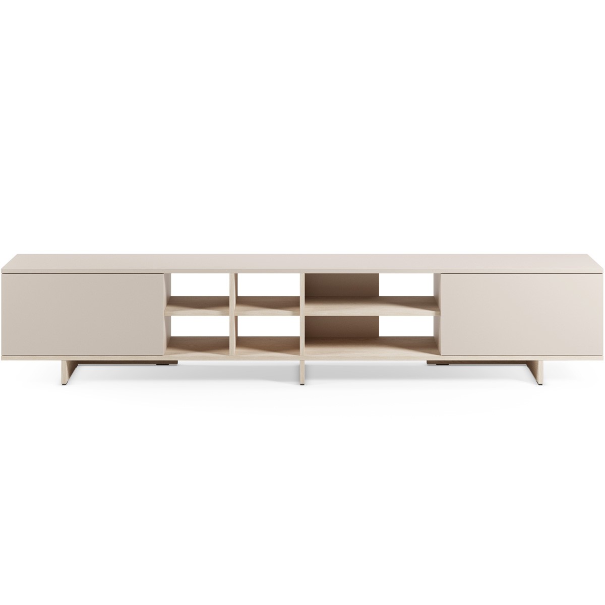 Meuble TV 2 portes - ALICIA, HOMIFAB
