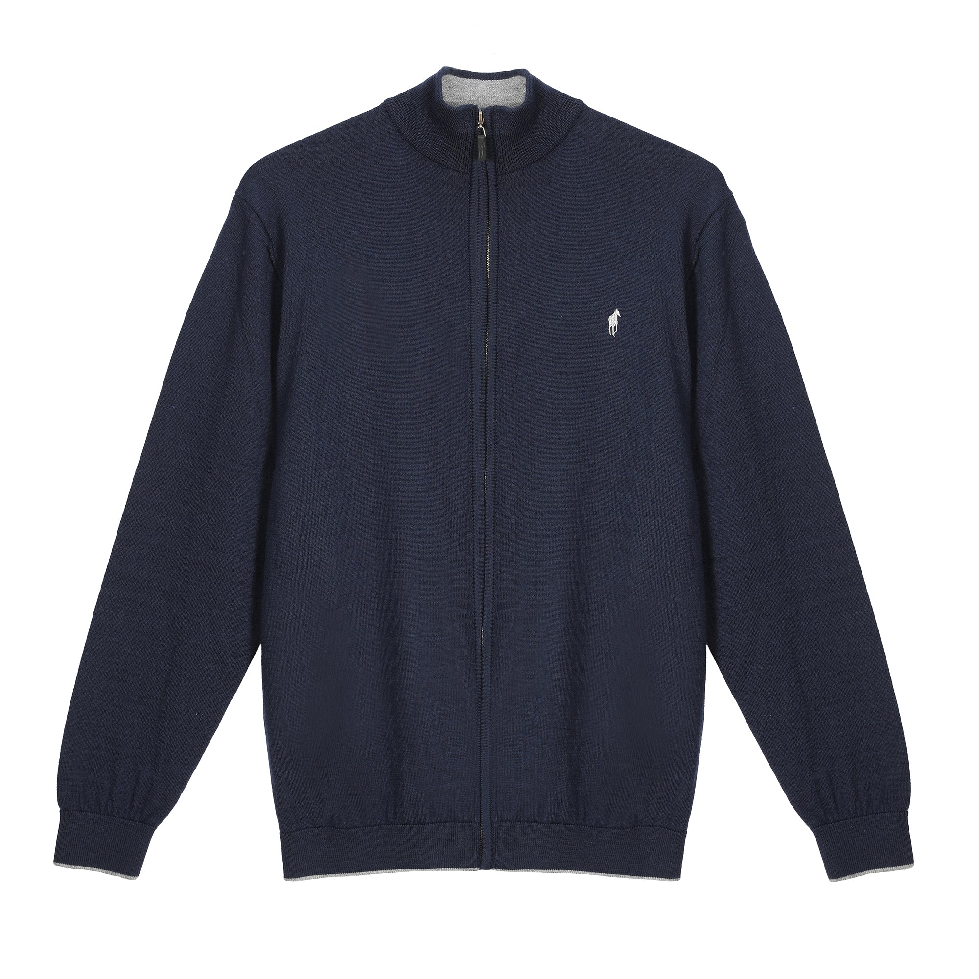 Pulls col zip en laine PIPER, GENTLEMAN FARMER