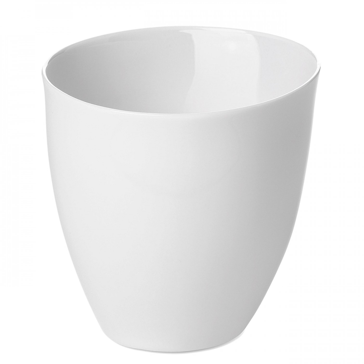 Tasse à Thé Assoiffée Porcelaine Blanc Brillant Diam 8,5 cm, TSE ET TSE ASSOCIÉES