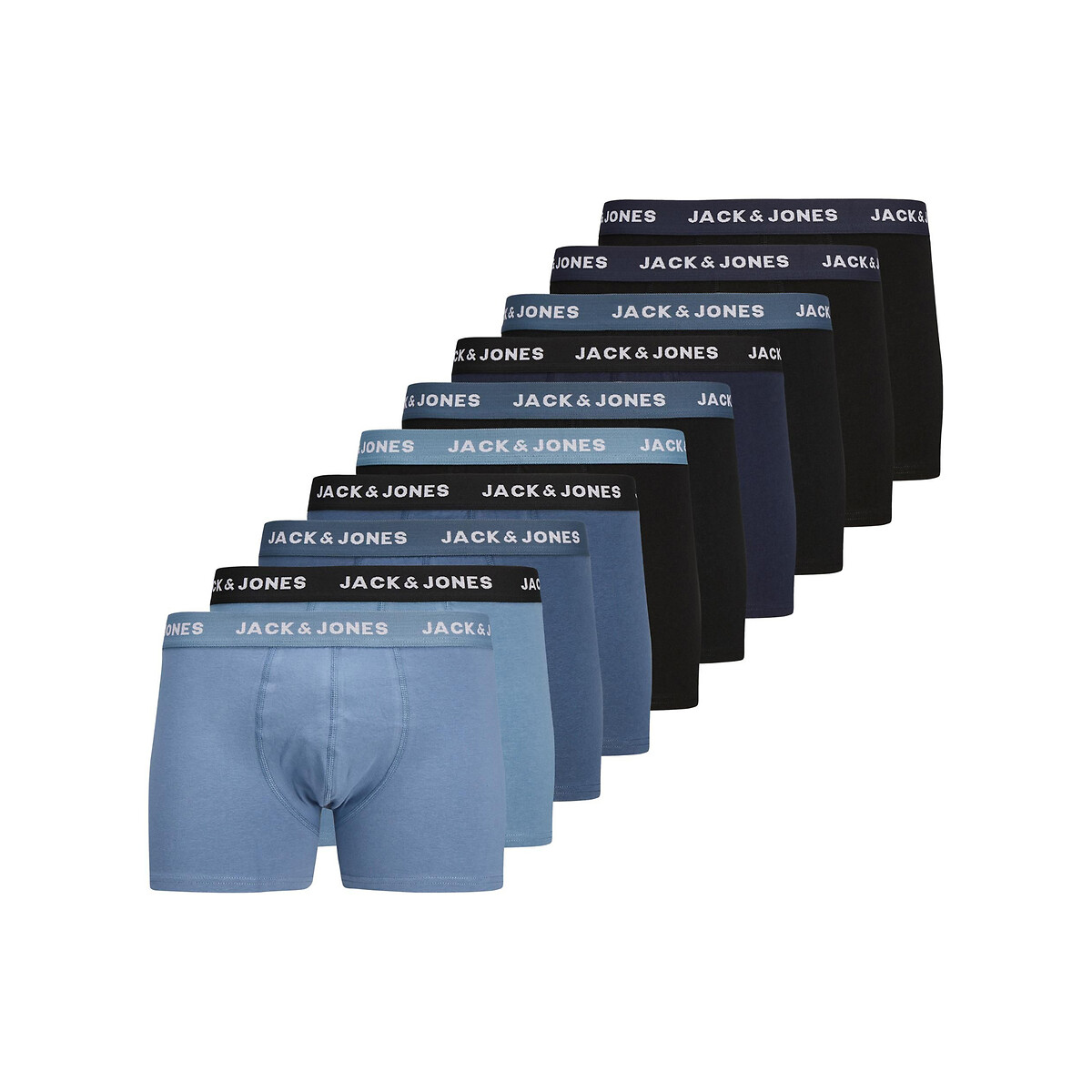 Image of Pack of 10 Hipsters in Plain Cotton