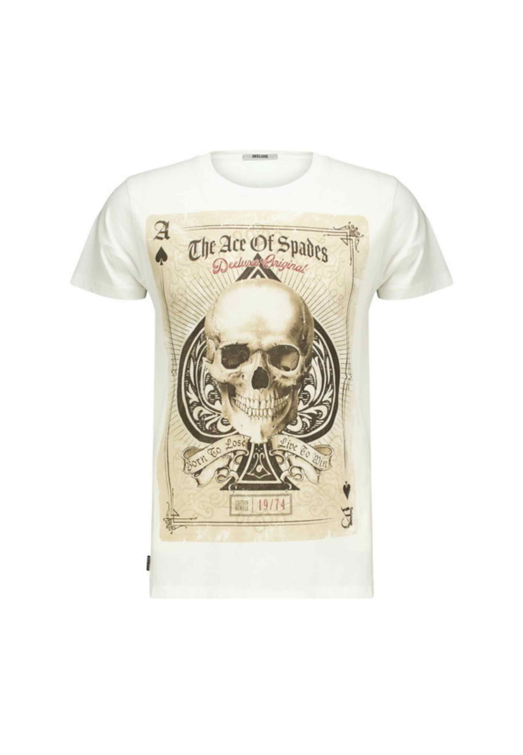 T-shirt imprimé as de pique effet vintage ACE, DEELUXE