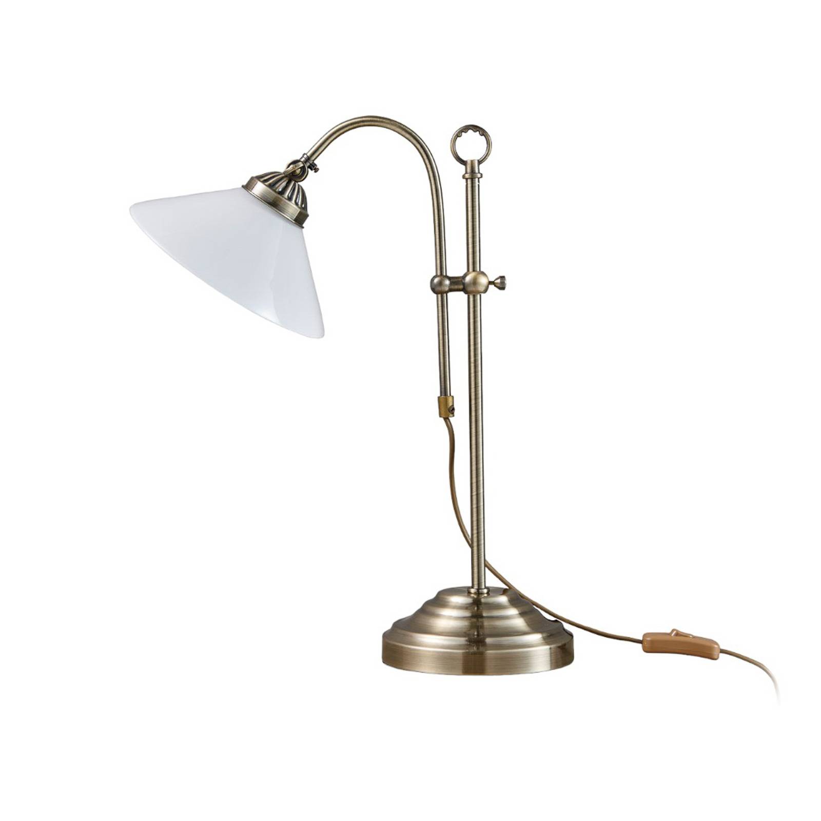 Lampe à poser en métal antique, Otis, LINDBY