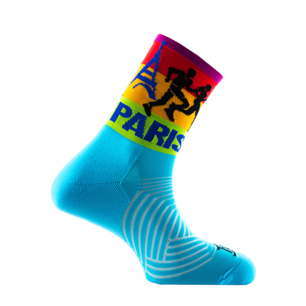 Mi-chaussettes mixte marathon fabrication française, THYO