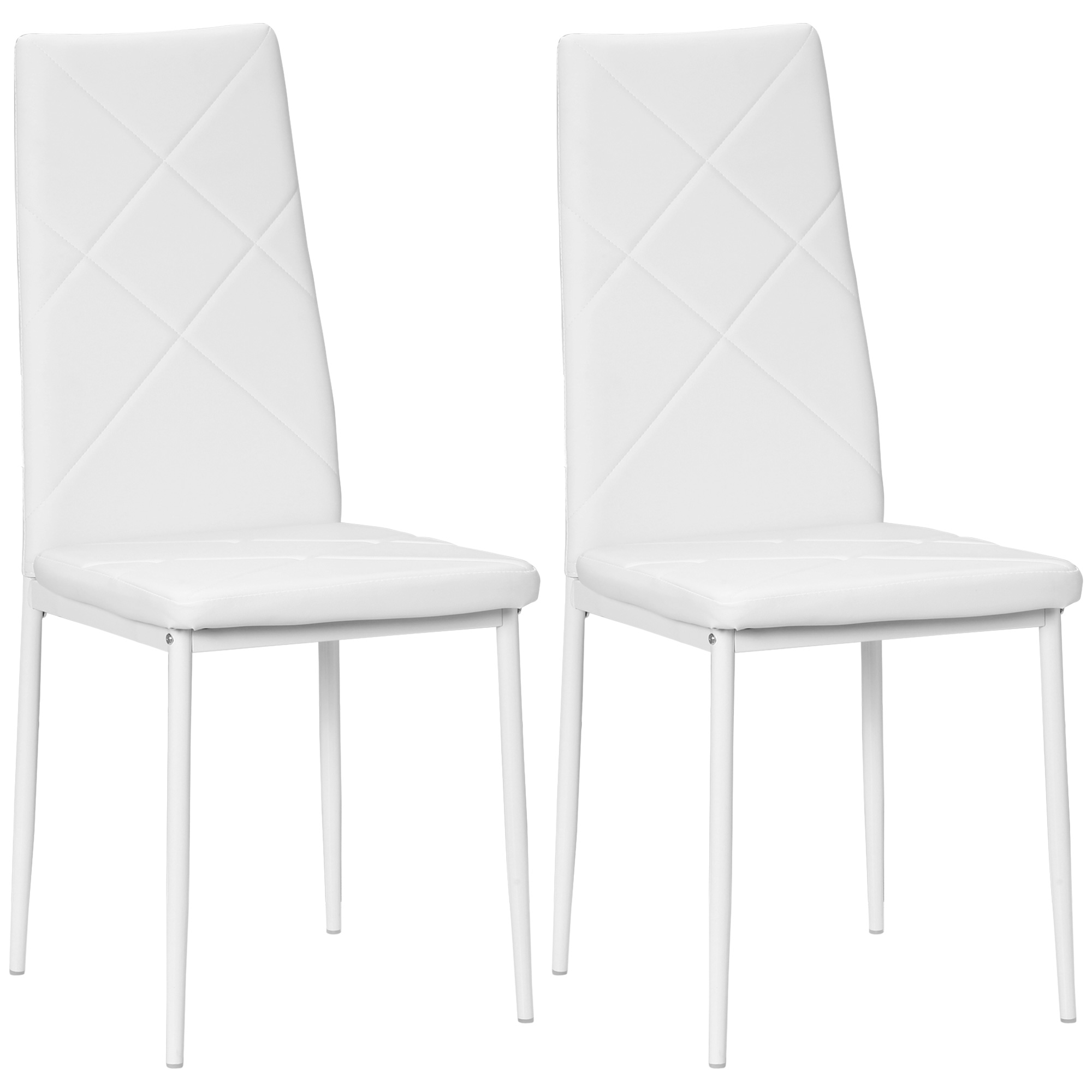 Chaise de salle à manger Revêtement, HOMCOM