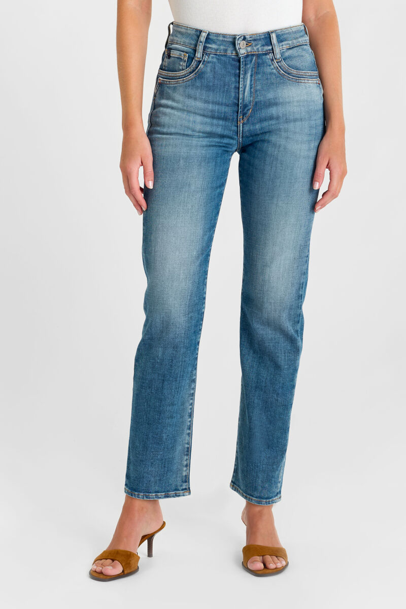 Jeans droite , longueur 34, LE TEMPS DES CERISES