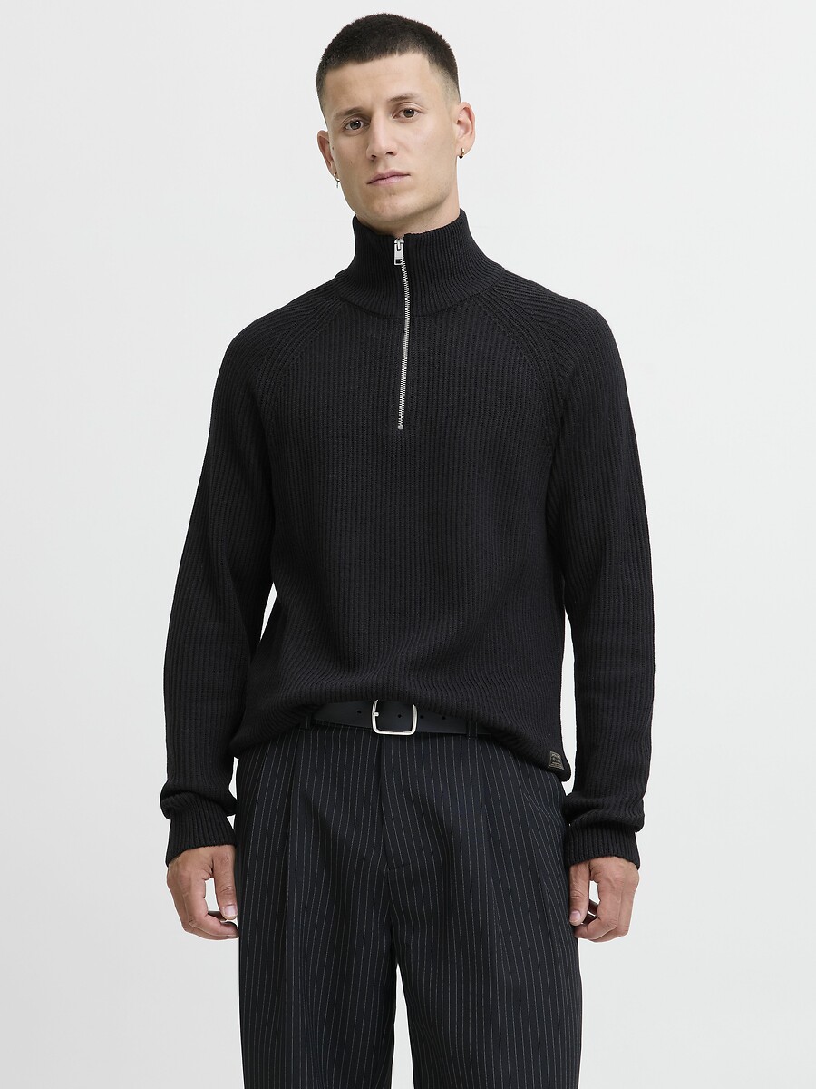 Trucker Jumper with Half Zip, JACK & JONES