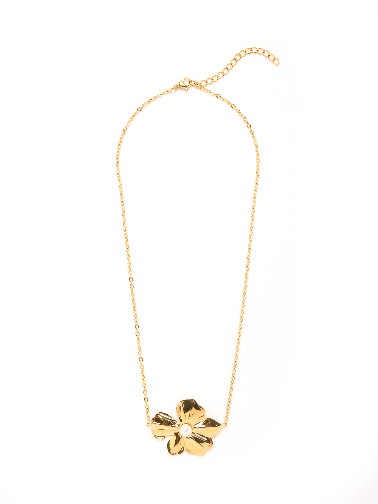 Collier fleur et perle fantaisie, DAXON