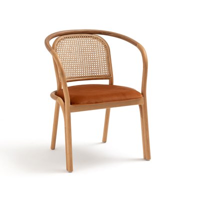 Кресло для столовой из дуба и плетения, Joana LA REDOUTE INTERIEURS