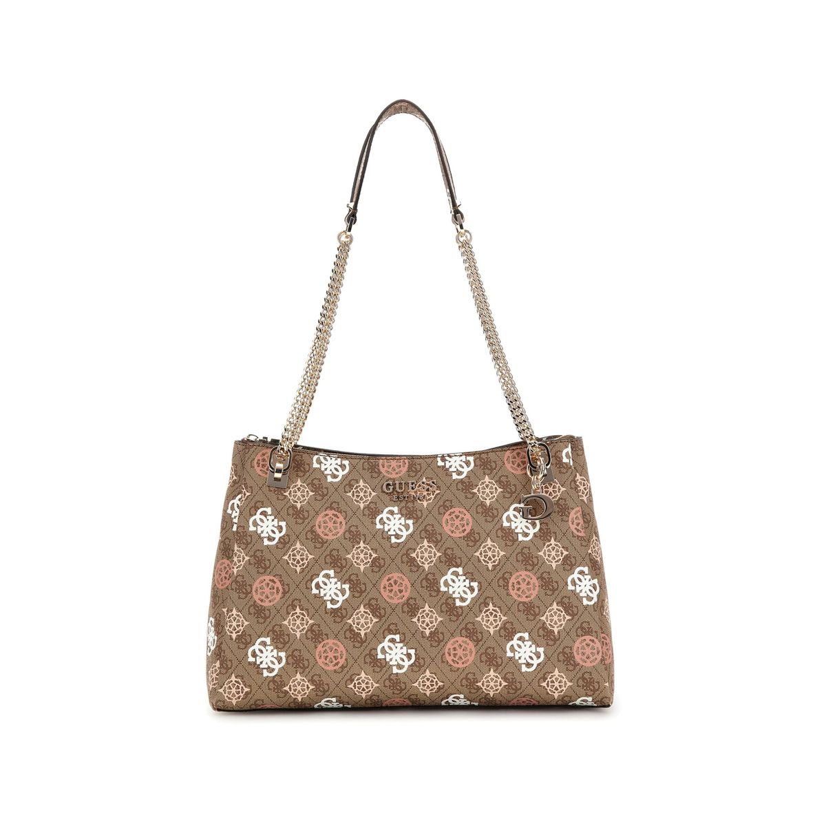 Guess sac port paule eliette logo 4g pivoine beige Guess La