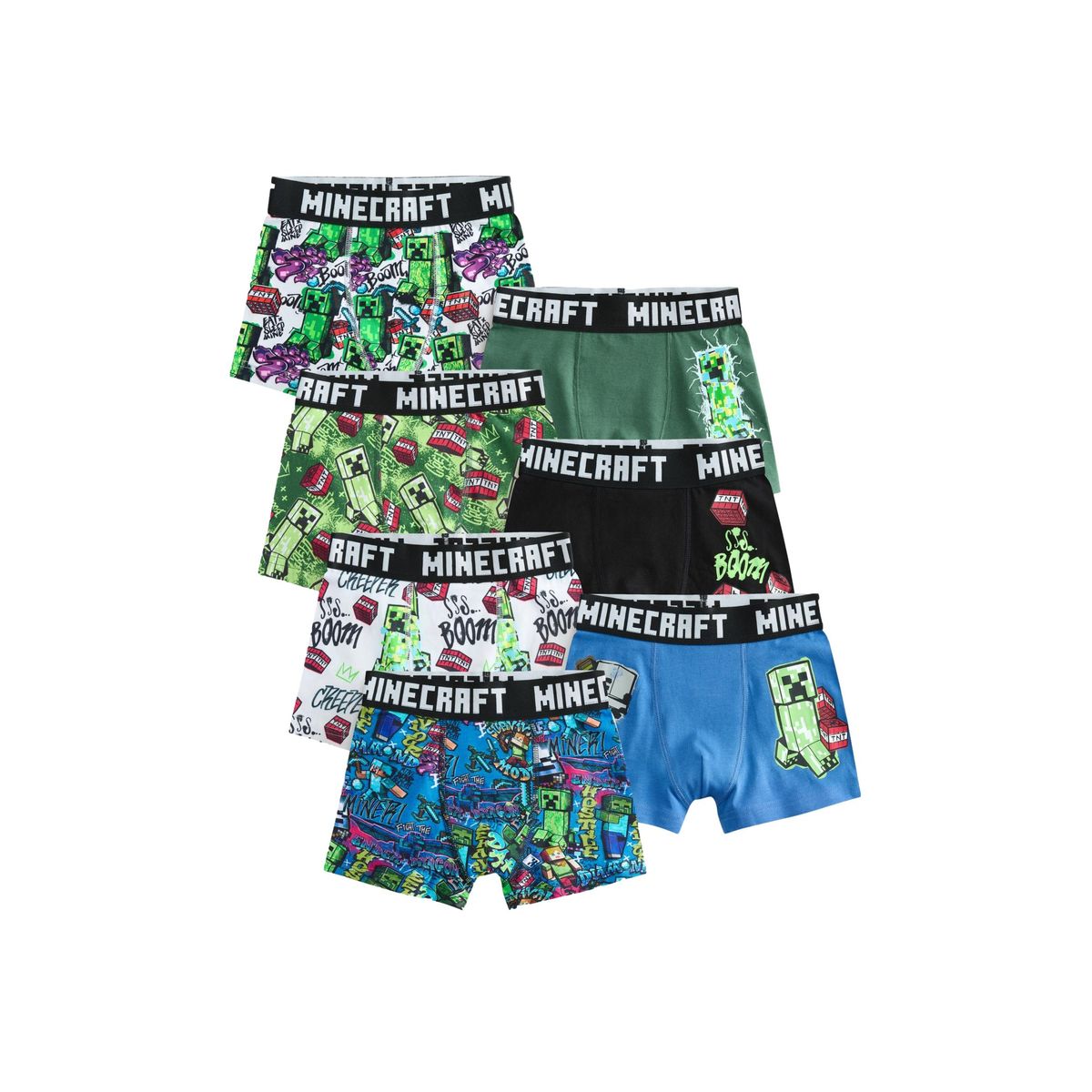 Boxer minecraft, lot de 7, NEXT