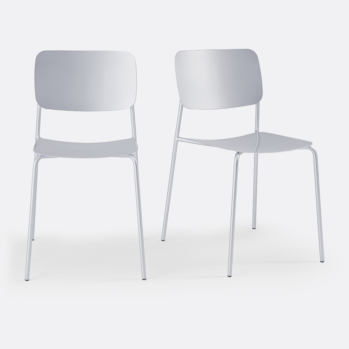 Lot de 2 chaises métal acier, Urbani, LA REDOUTE INTERIEURS