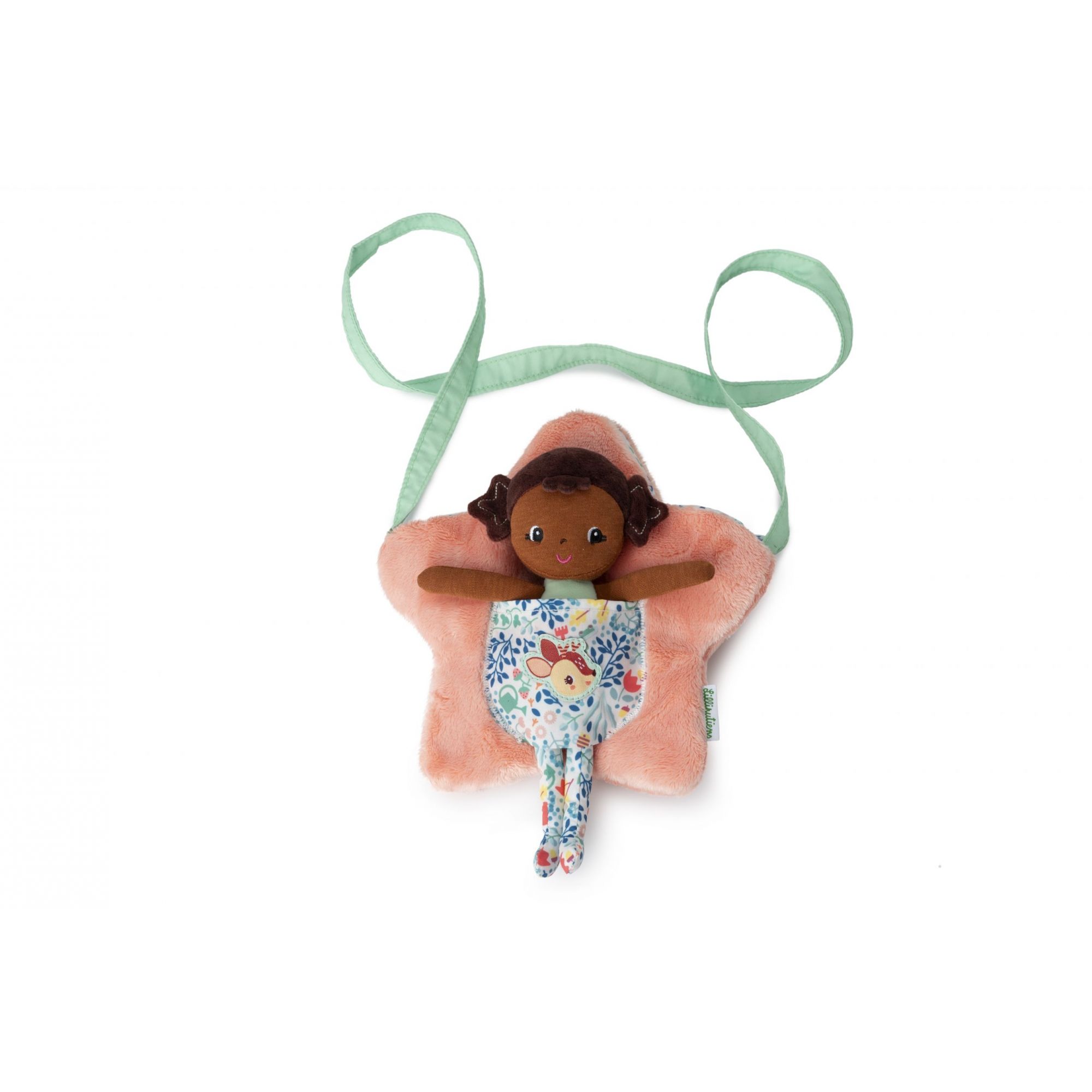 Poupée - sac à main forme etoile - jeu de role et d'imagination - multicolore - 26cm, LILLIPUTIENS
