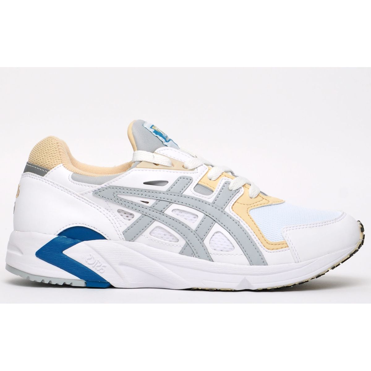 asics gris rouge