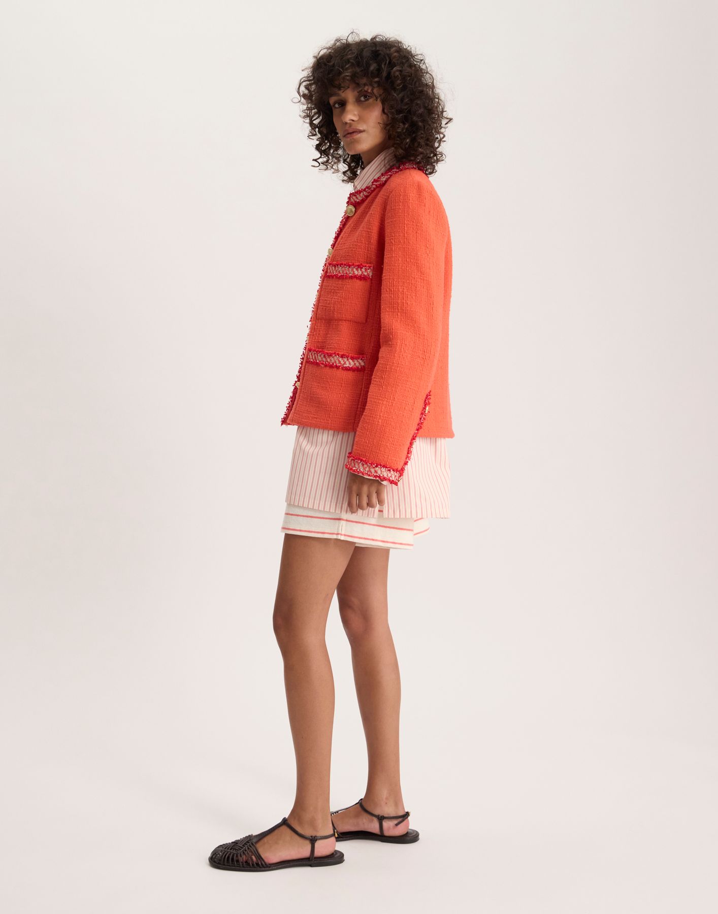 Veste Adelaïde en coton, INES DE LA FRESSANGE PARIS