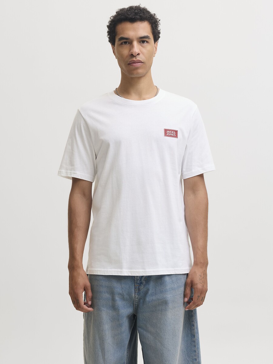 T-shirt manches courtes, col rond, Rush, JACK & JONES