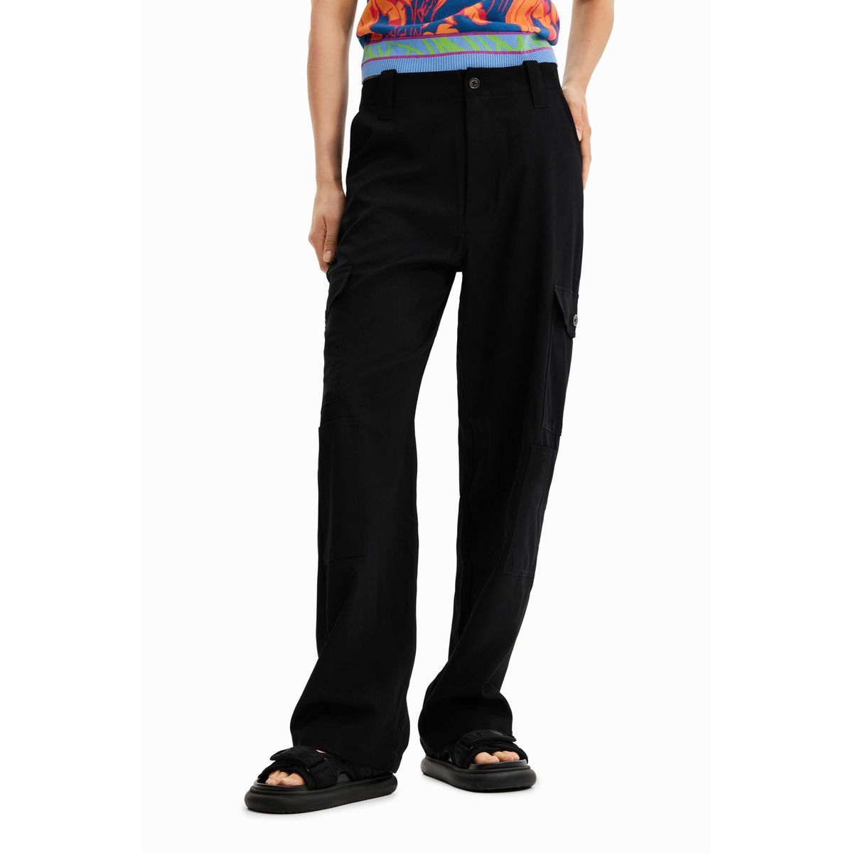 Desigual pantalon on sale fluide