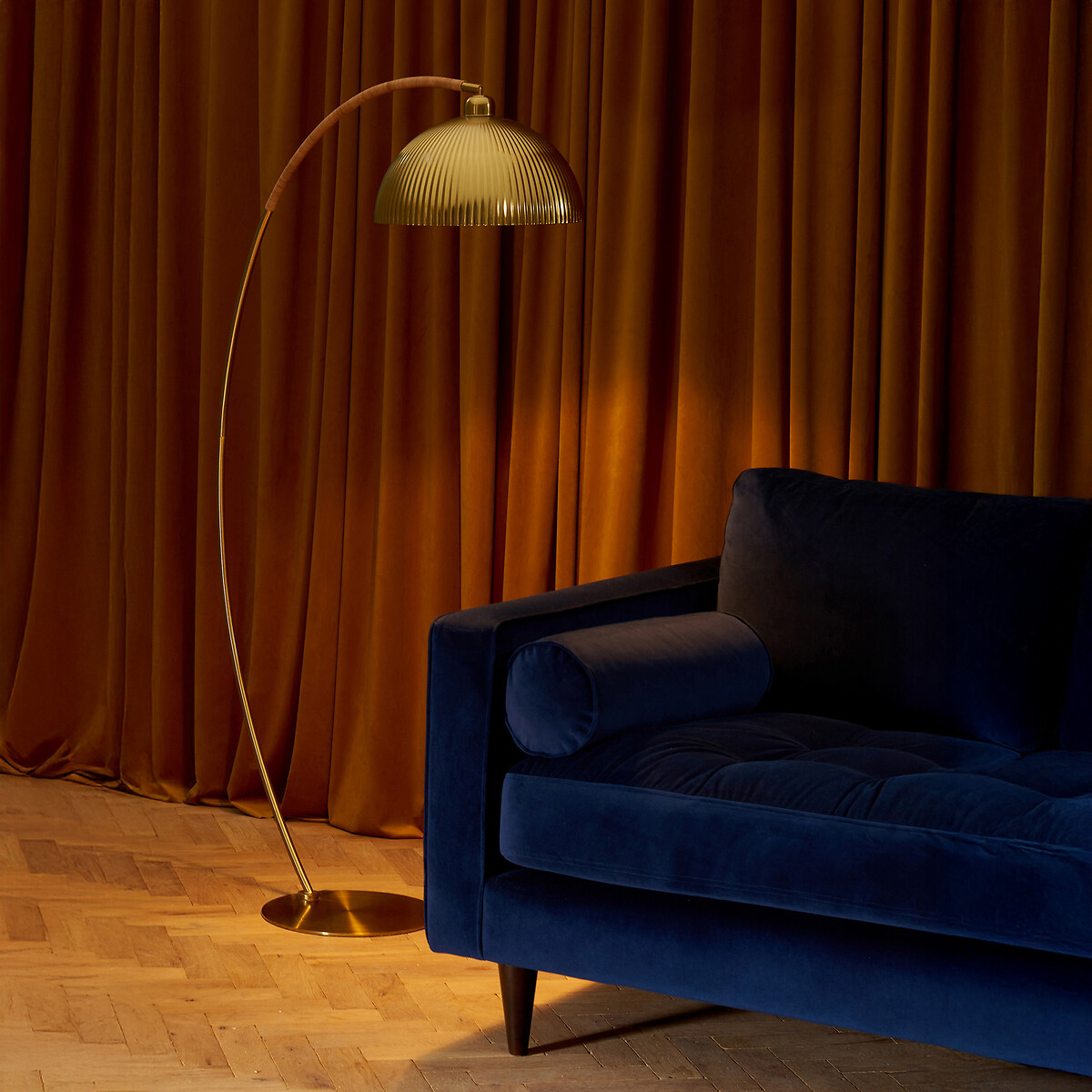 MADE.COM Shell Arched Floor Lamp, MADE