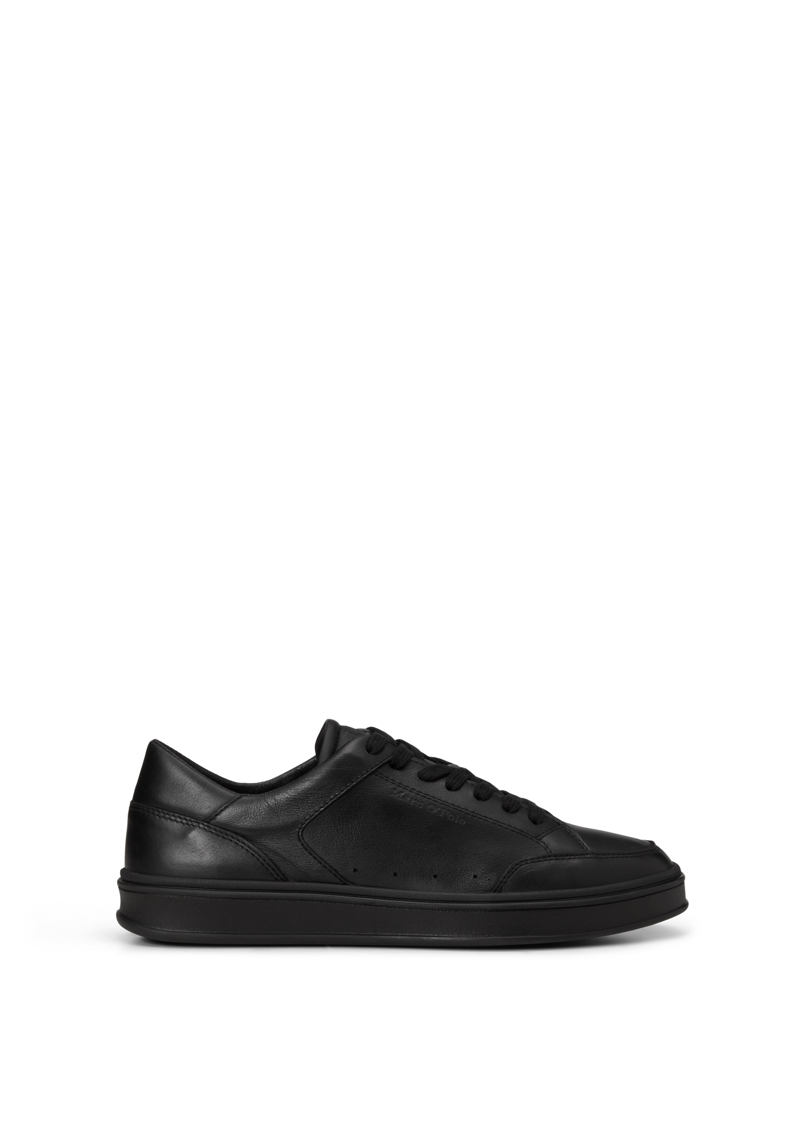 Modèle de baskets Enrique en cuir de vachette naturel, MARC O'POLO