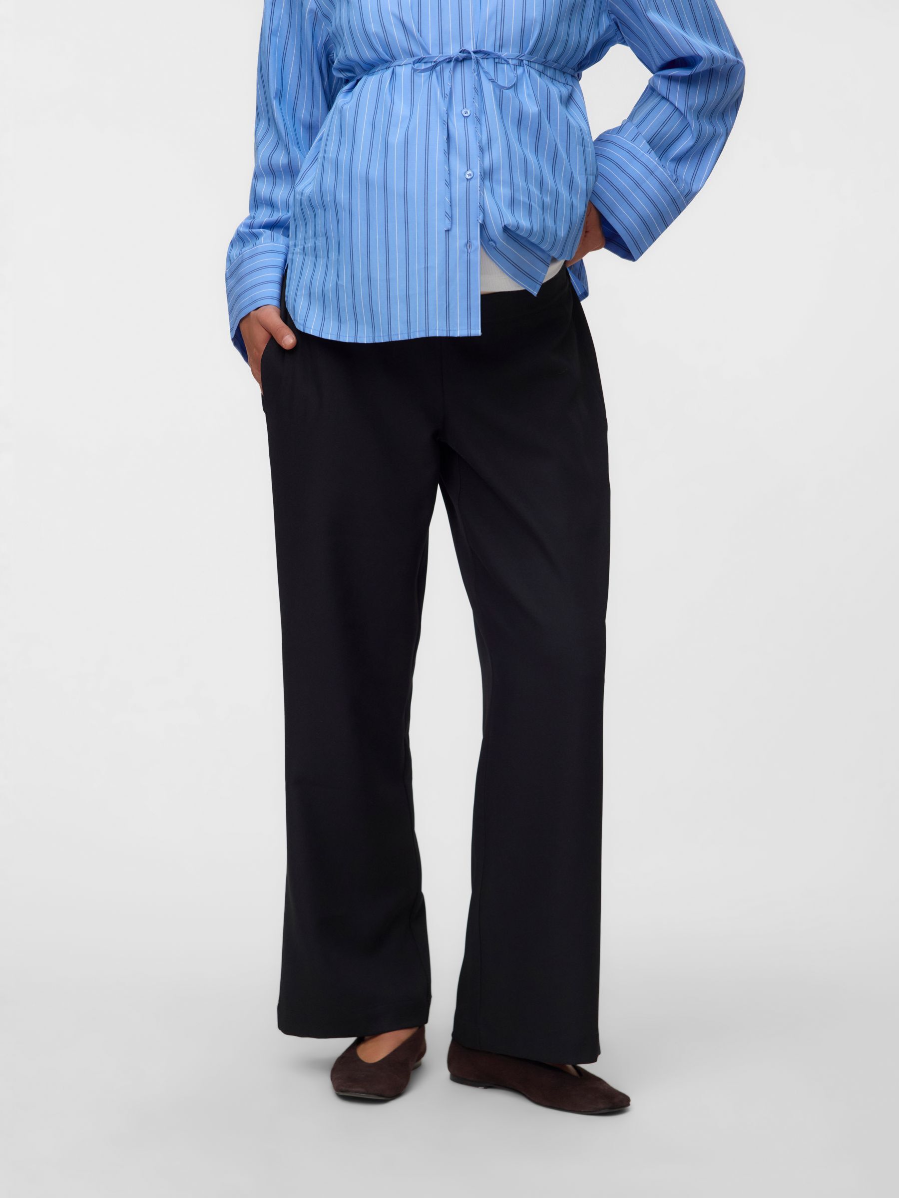 Pantalon À Jambe Large, MAMA LICIOUS