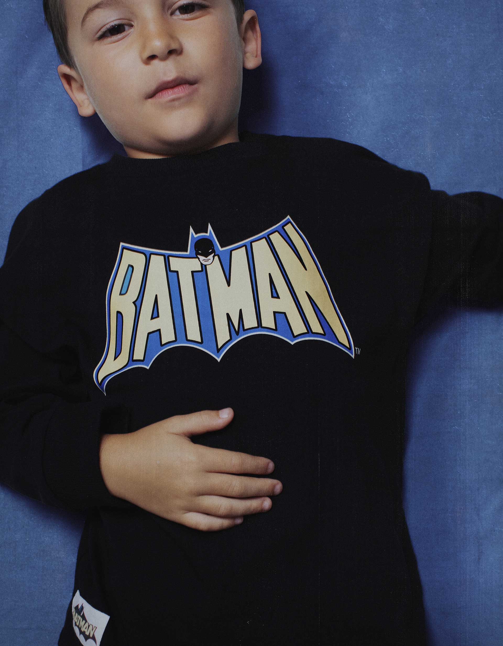 T-shirt en coton à manches longues avec imprimés Batman, ZIPPY