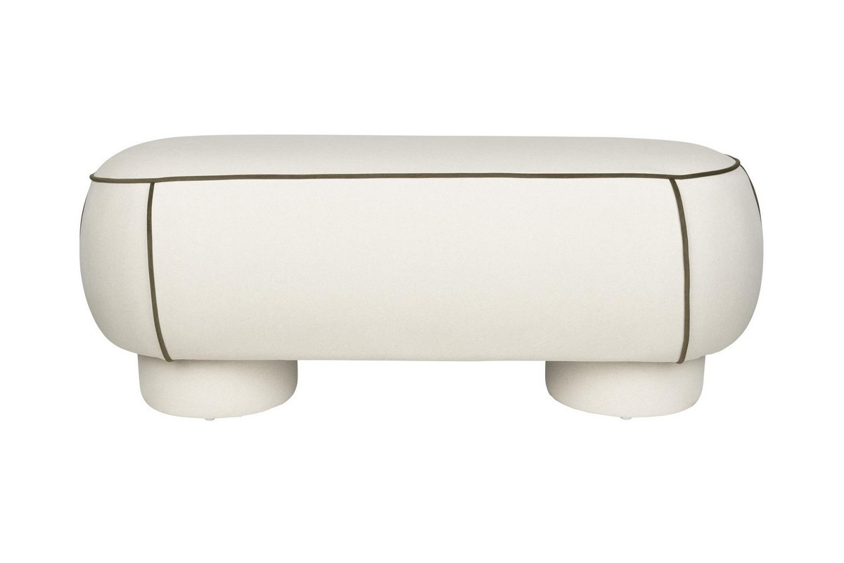 Banc en tissu style art déco - MARINA, MATHI DESIGN