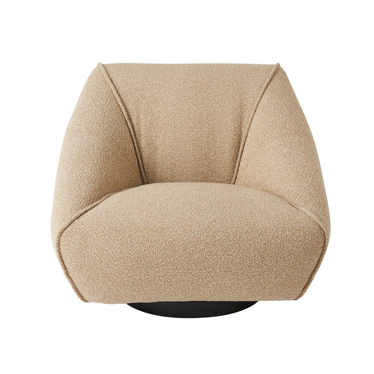 Fauteuil pivotant couleur lin, CALICOSY