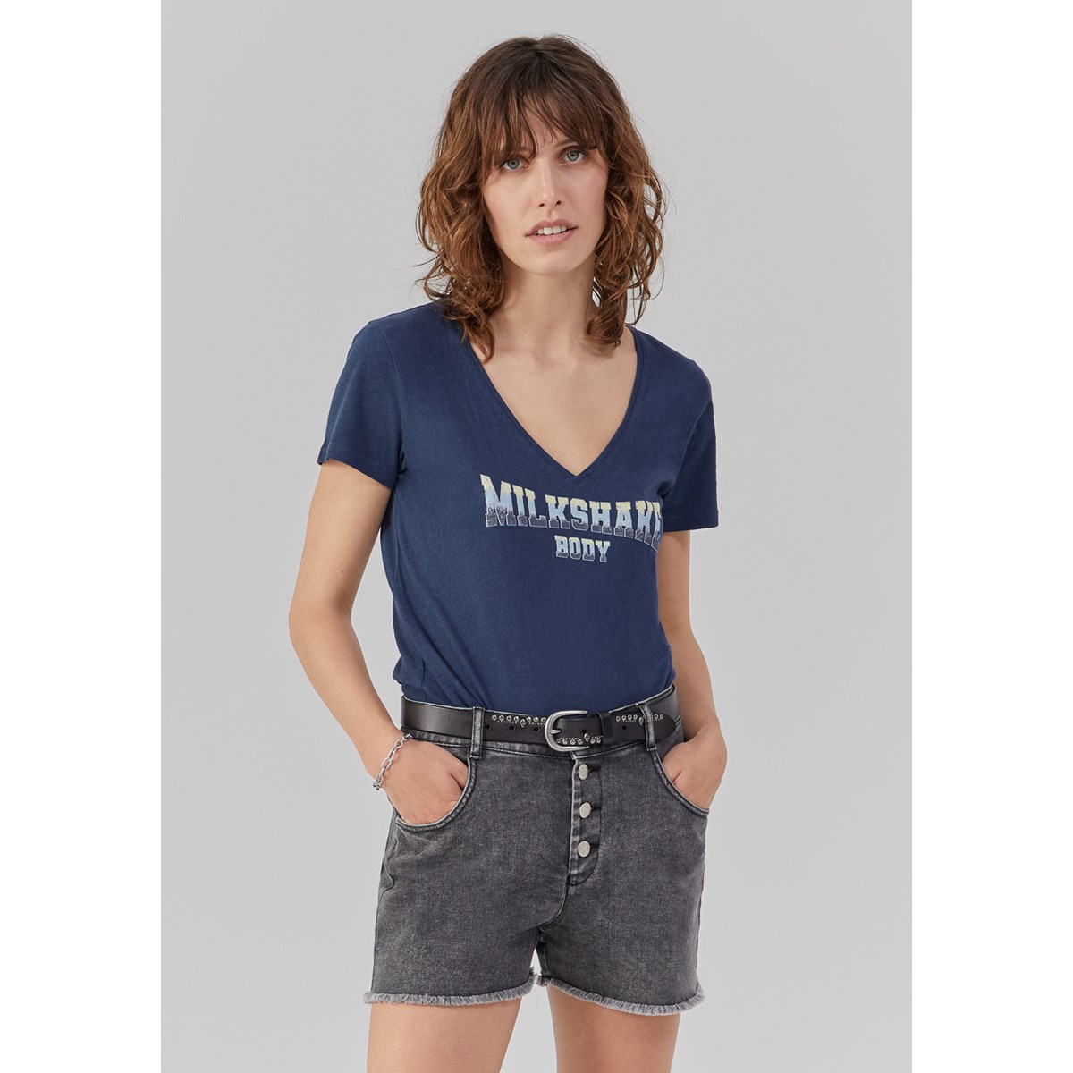 T shirt manches courtes femme pas chers La Redoute Outlet en