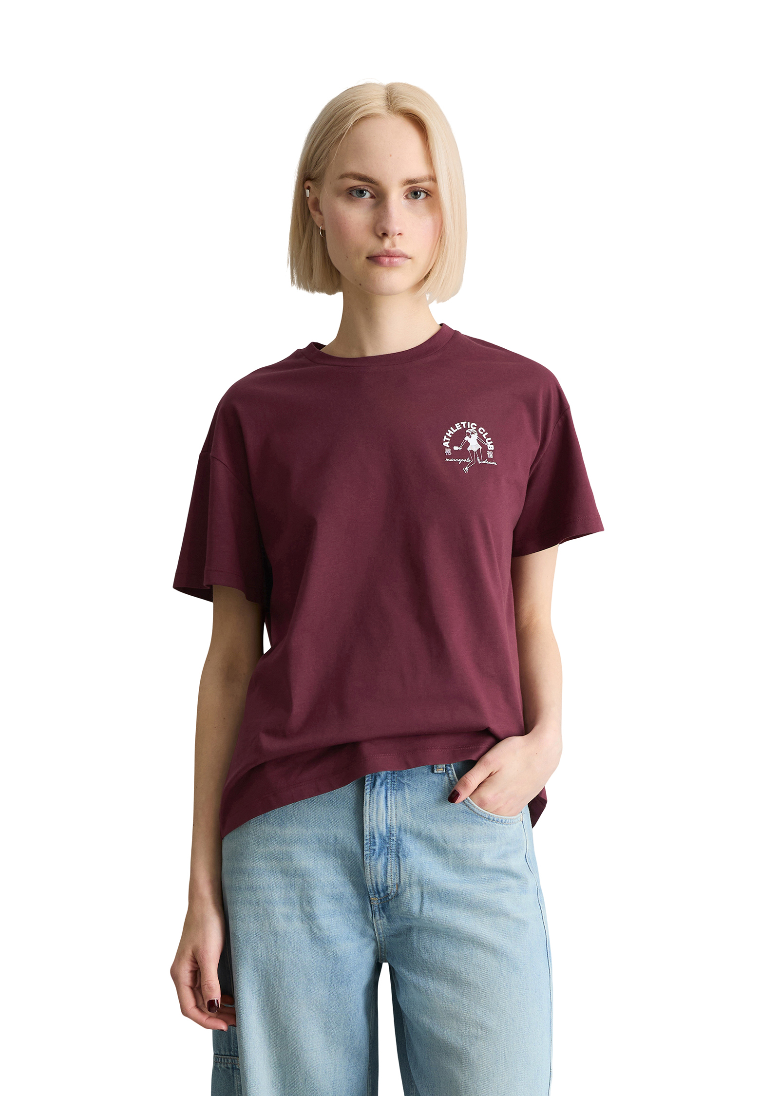 T-shirt DfC relaxed en Basic Single Jersey, MARC O’POLO DENIM