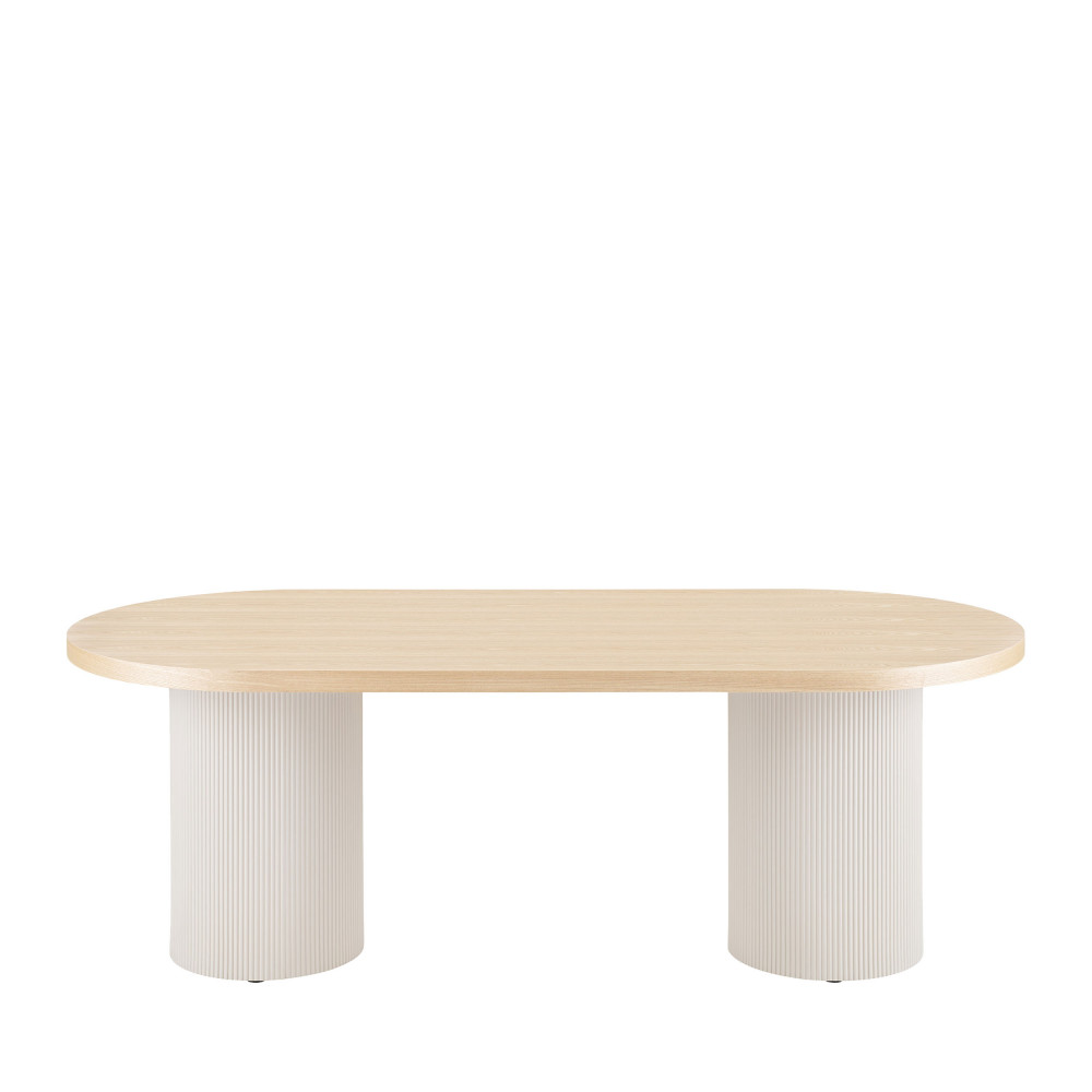Table à manger 10 personnes ovale en bois- SOLVA, HOUSE NORDIC