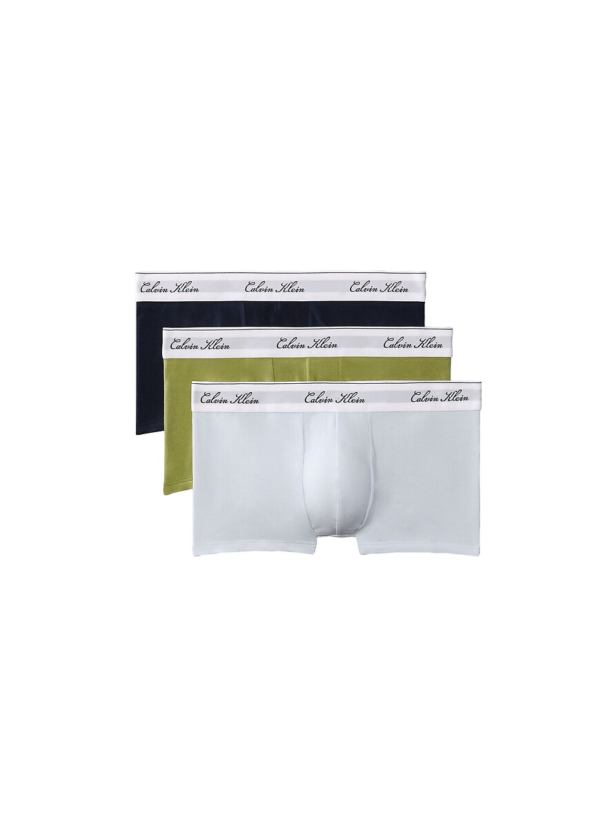 Pack of 3 Icon Cotton Stretch Low-Rise Boxers, CALVIN KLEIN UNDERWEAR