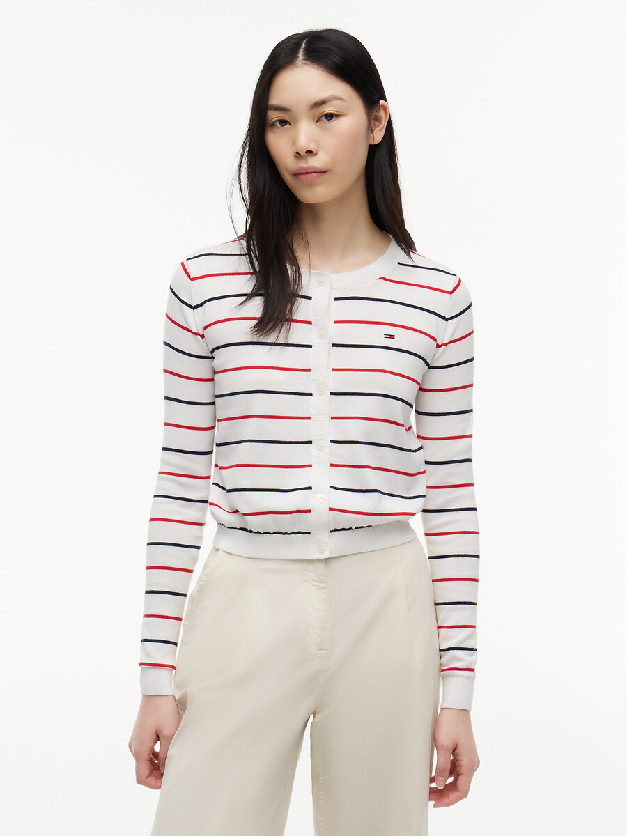 Cardigan col rond, TOMMY JEANS