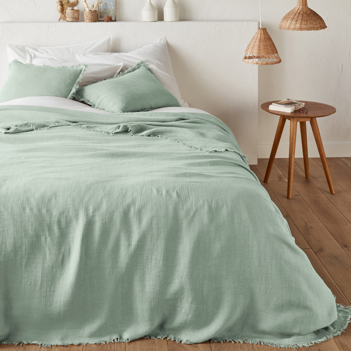 Set di 2 federe decorative per cuscini da divano, colore verde oliva, 45 x 45 cm, per divano letto, stile boho, in morbido velluto a coste, motivo a righe patchwork, motivo a