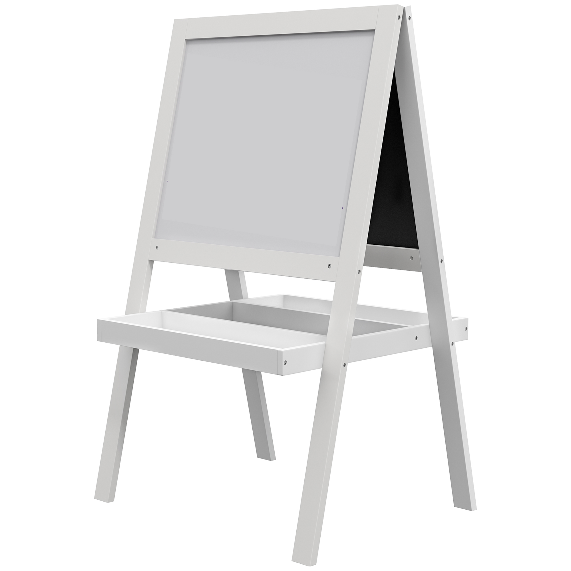 Chevalet pour enfants MDF Blanc, AIYAPLAY