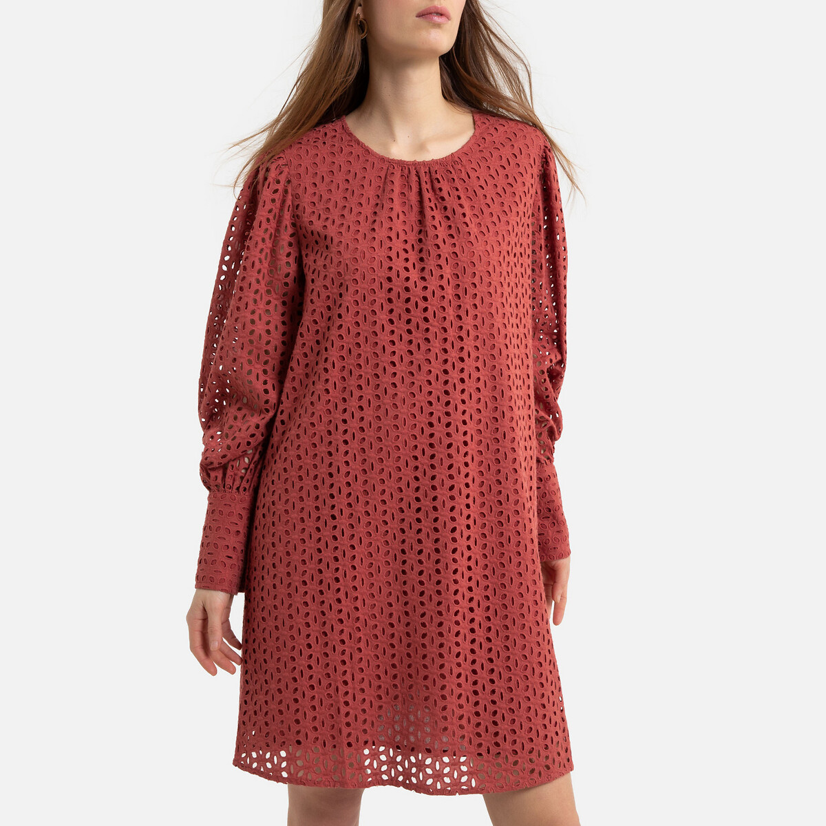 la redoute robe rouge femme