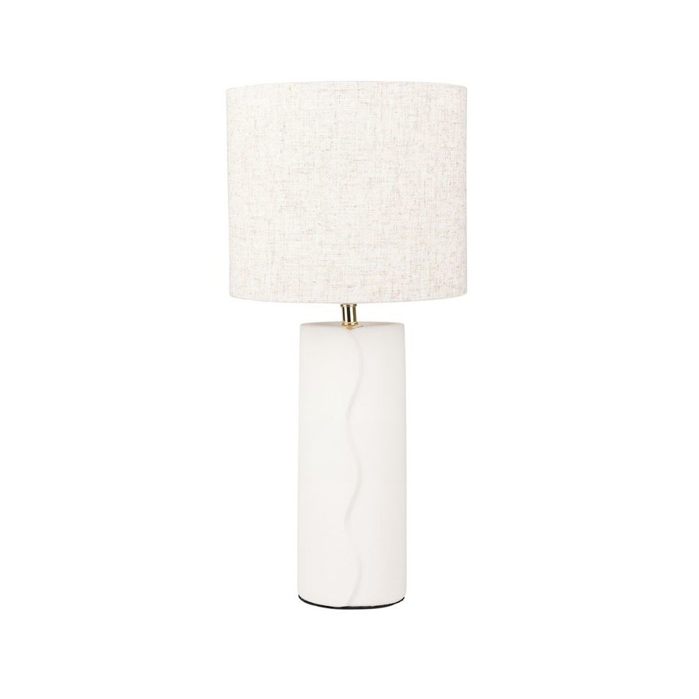 Lampe céramique blanche, DECORATIE