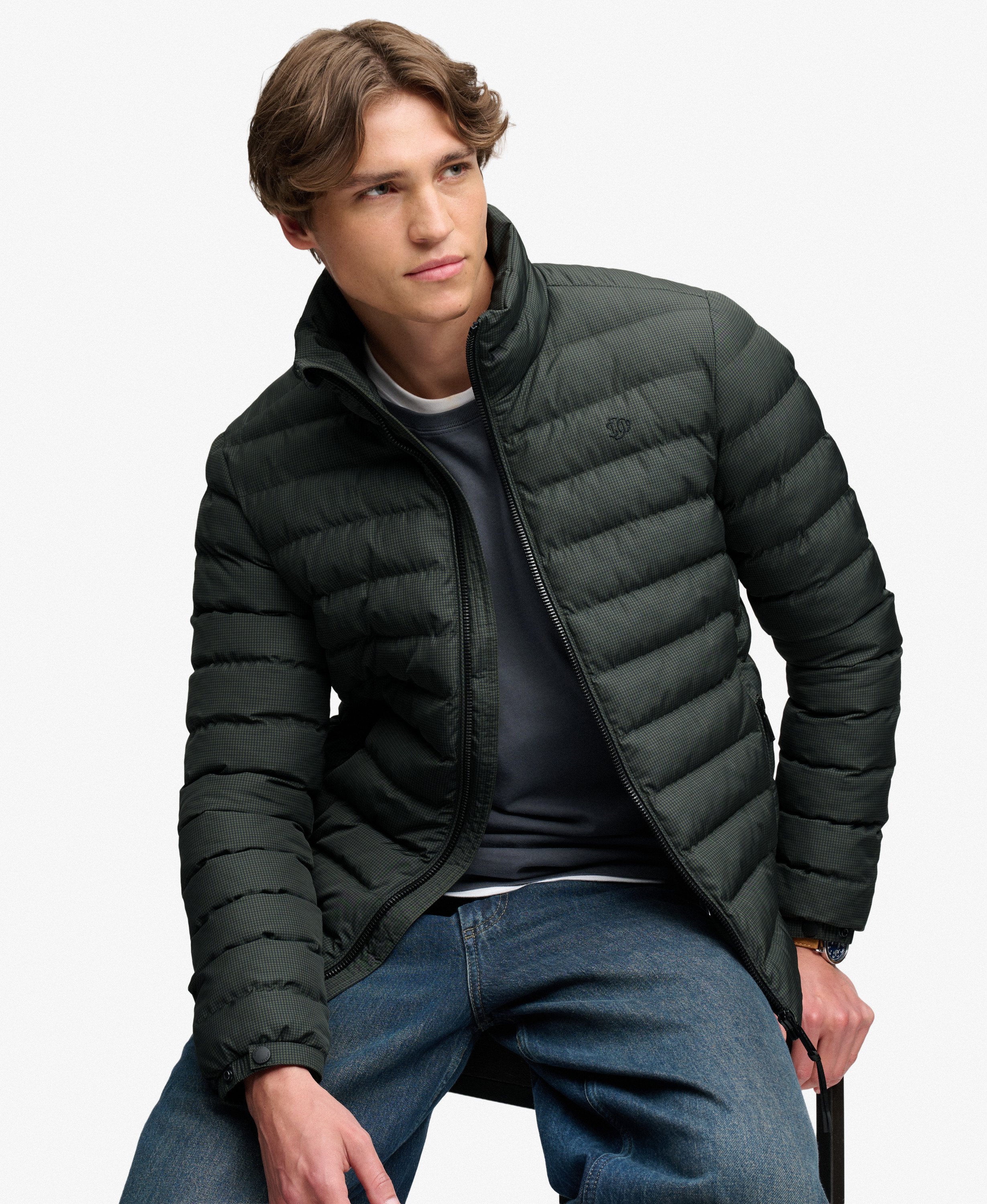 Veste Fuji Estate Matelassée Coupe Ajustée, SUPERDRY