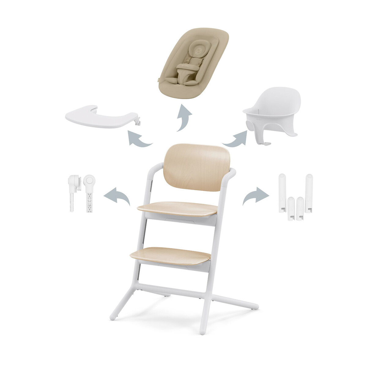 Chaise haute évolutive Lemo 4 en 1, CYBEX