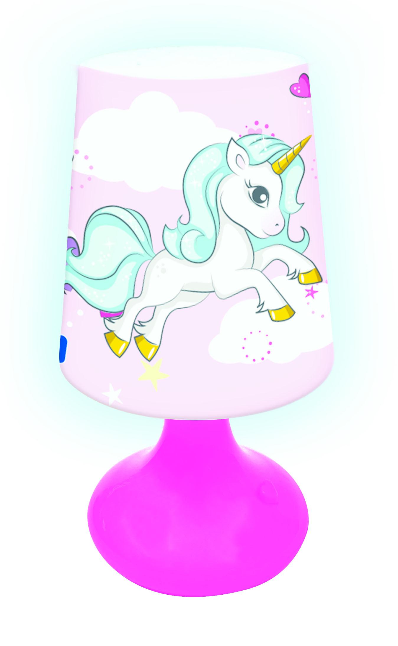Mini lampe de chevet veilleuse sans fil Licorne, LEXIBOOK