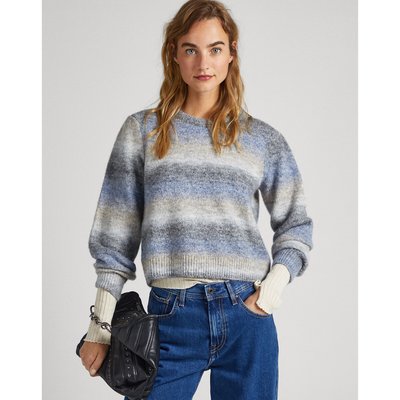 Recycled Striped Jumper in Brushed Knit PEPE JEANS