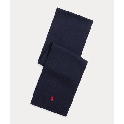 Junior Embroidered Logo Scarf in Wool POLO RALPH LAUREN