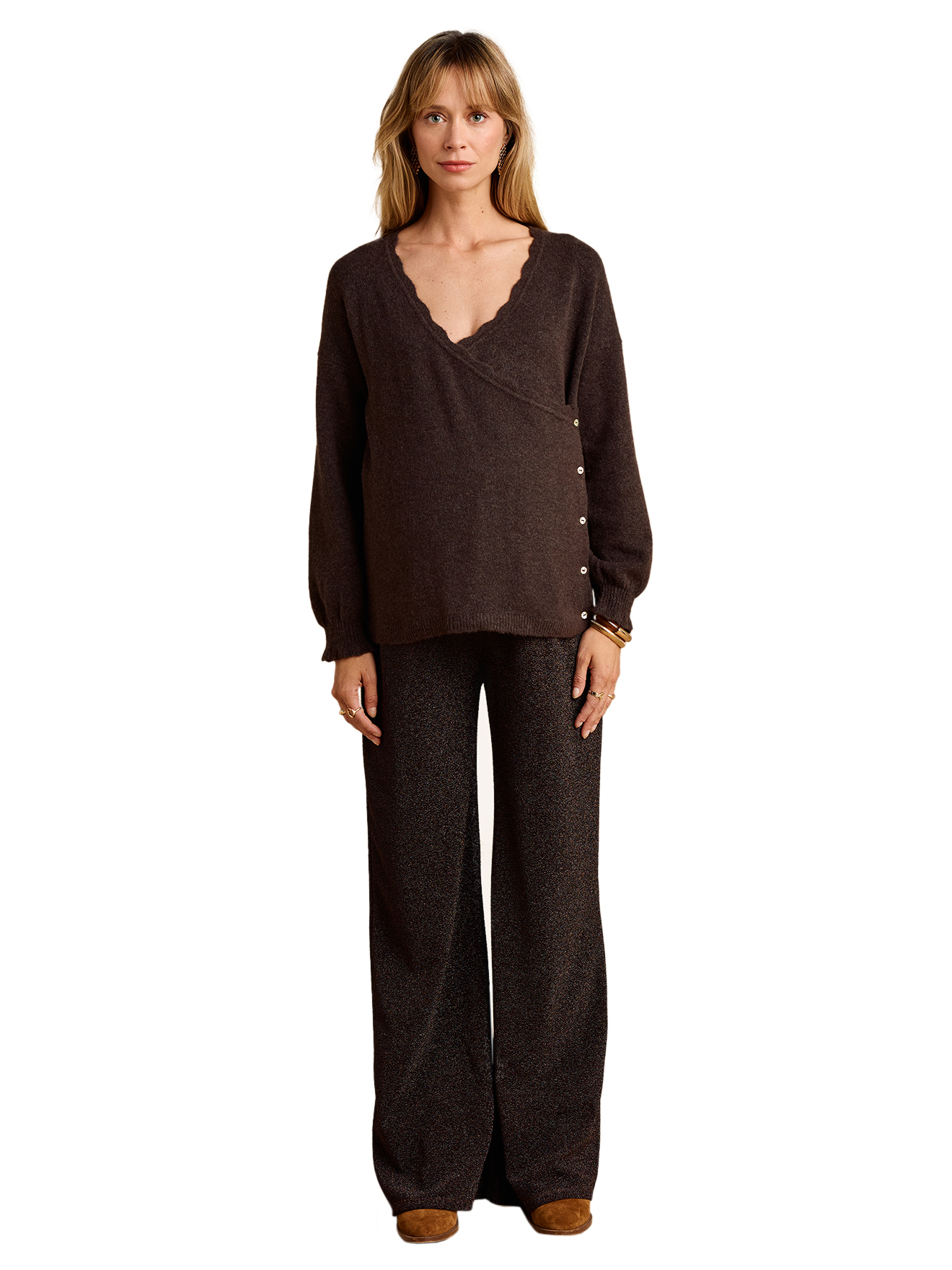 Pull grossesse et allaitement, ENVIE DE FRAISE