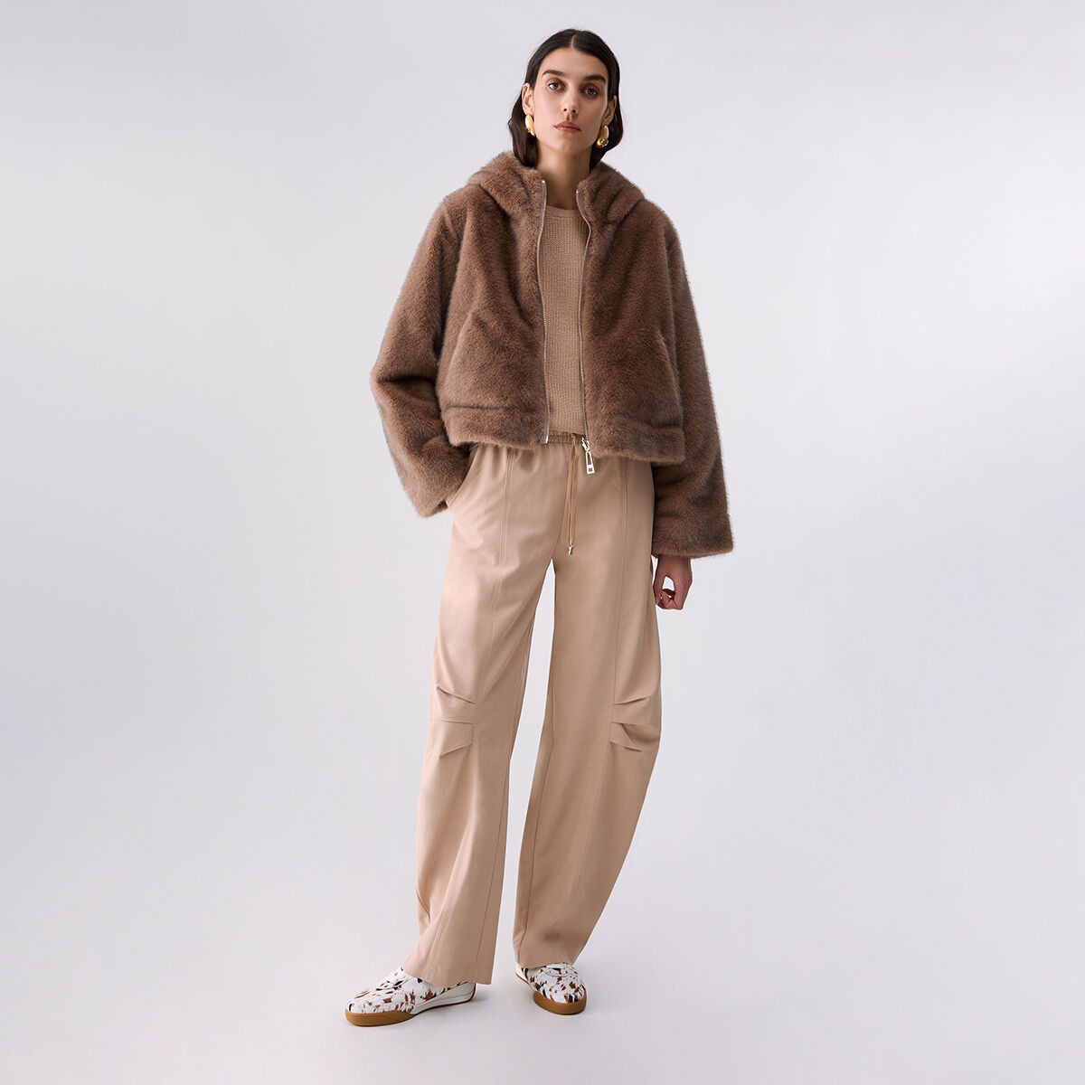 Blouson réversible en teddy, LIU JO