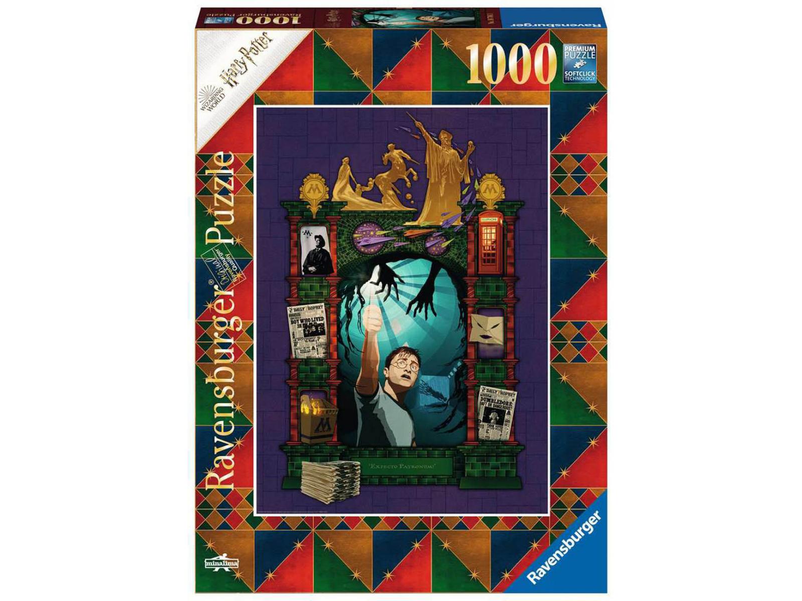 Puzzle 1000 pièces - Harry Potter et l'Ordre du Phénix (Collection Harry Potter MinaLima), RAVENSBURGER