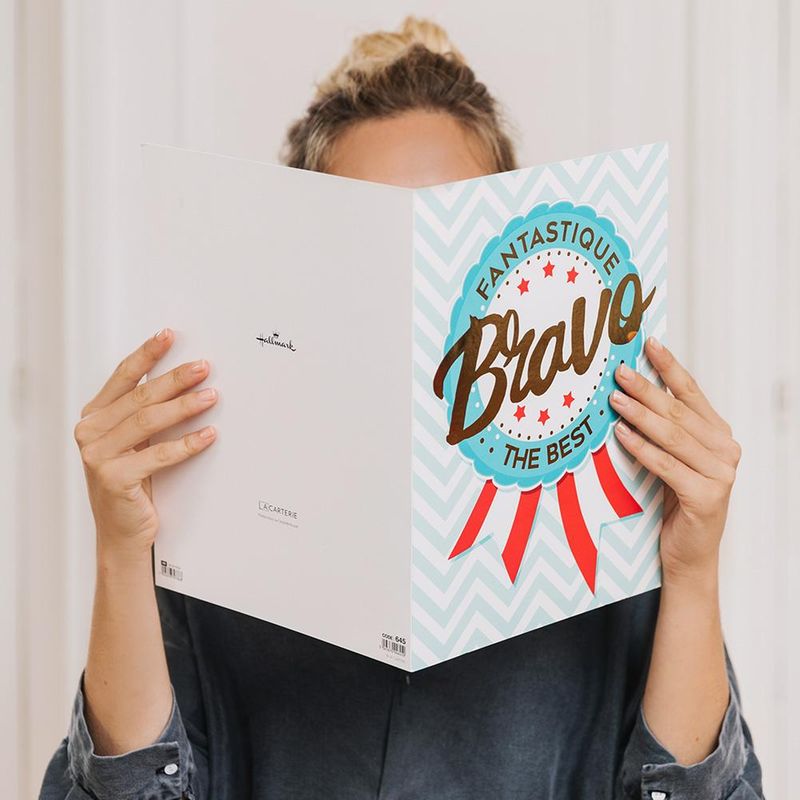 Carte Depart En Route Vers De Nouvelles Aventures Turquoise Clair Draeger Paris La Redoute
