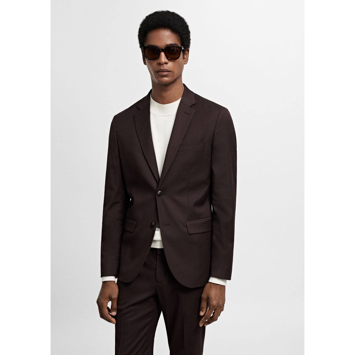 Mango blazer 2025 rouge