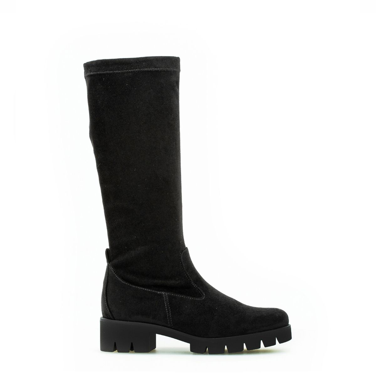 Bottes velours cheap noir femme