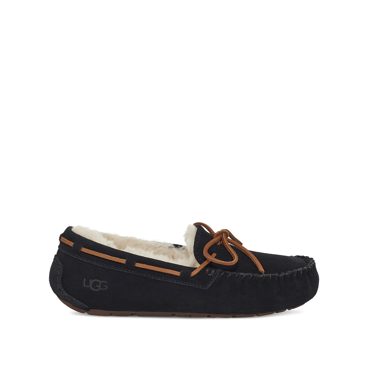 Image of W Dakota Loafer Slippers in Suede