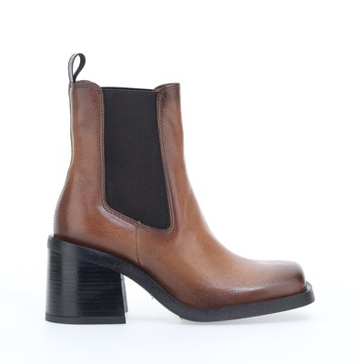 Leather Chelsea Boots with Square Toe MJUS