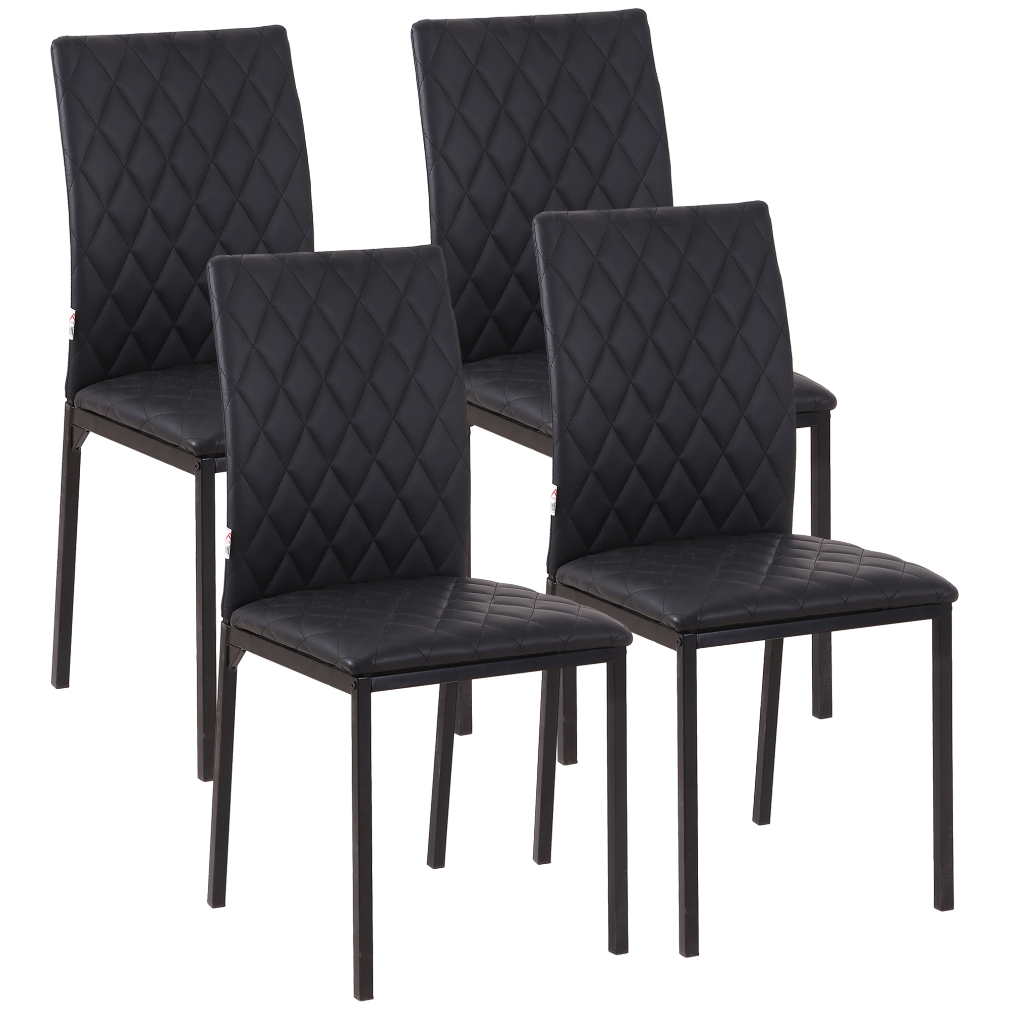 Chaise de salle à manger Polychlorure de, HOMCOM