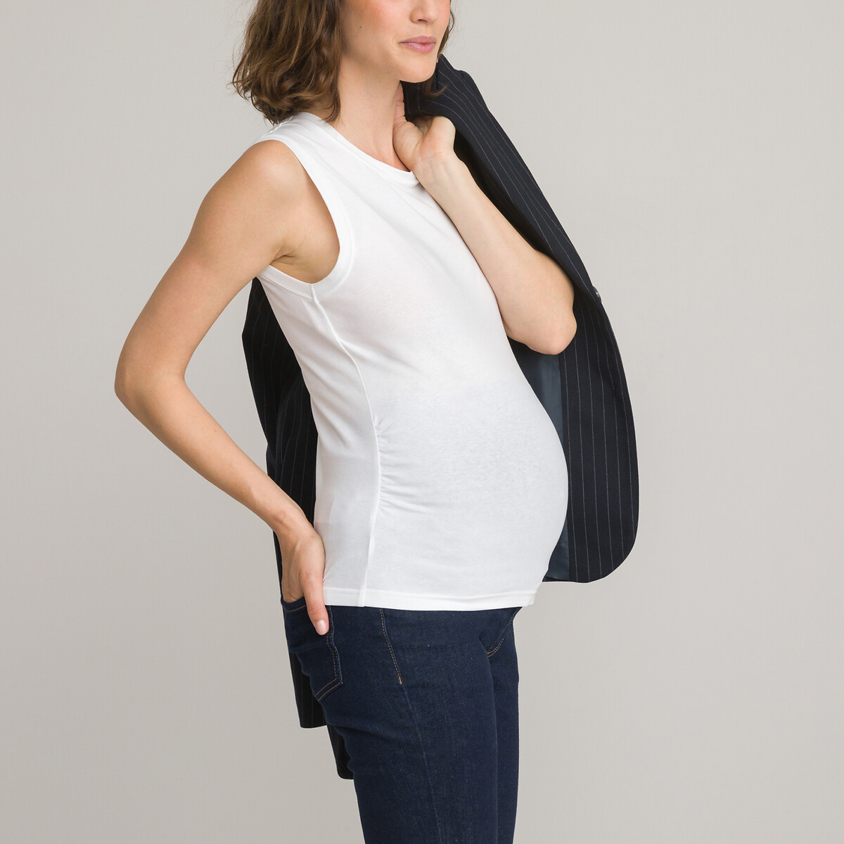 Lot De 3 Hauts Maternité Allaitement - 100% Polyester - Col Rond - Manches Courtes